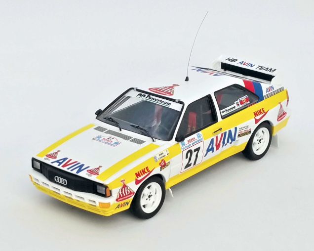 Available To Order – Audi Quattro Acropolis Rally 1986 Jigger/ Stefanis Konstantinos 1:43 (TRO RRGR03)