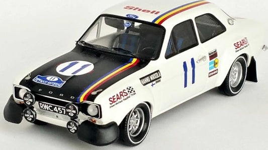 Available To Order – Ford Escort Mk1 Acropolis Rally 1972 Hannu Mikkola/Henry Liddon 1:43 (TRO RRGR04)