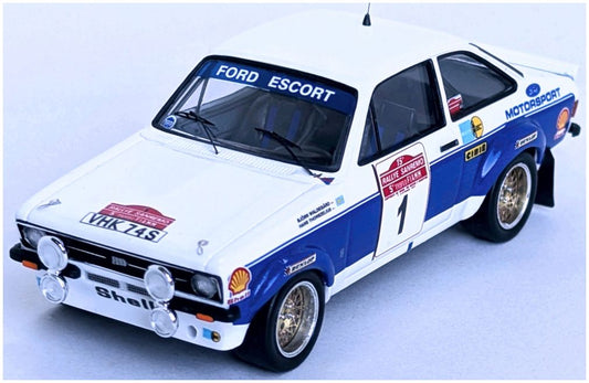 Available To Order – Ford Escort Mk2 5th Sanremo Rally 1977 #1 Bjorn Waldegaard/Hans Thorzelius 1:43 (TRO RRIT019)