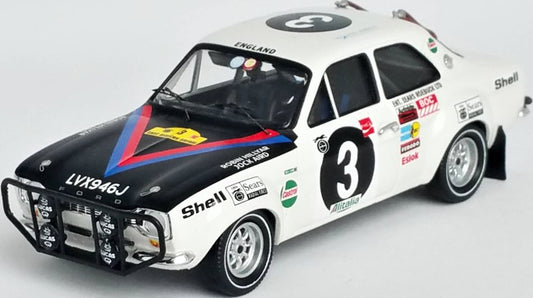 Available To Order – Ford Escort Mk1 4th East African Safari Rally 1971 #3 Robin C Hillyar/John Aird 1:43 (TRO RRKE12)