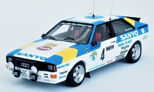 Available To Order – Audi Quattro 1st Rally of Sweden 1982 Stig Blomqvist/Bjorn Cederberg 1:43 (TRO RRSE10)