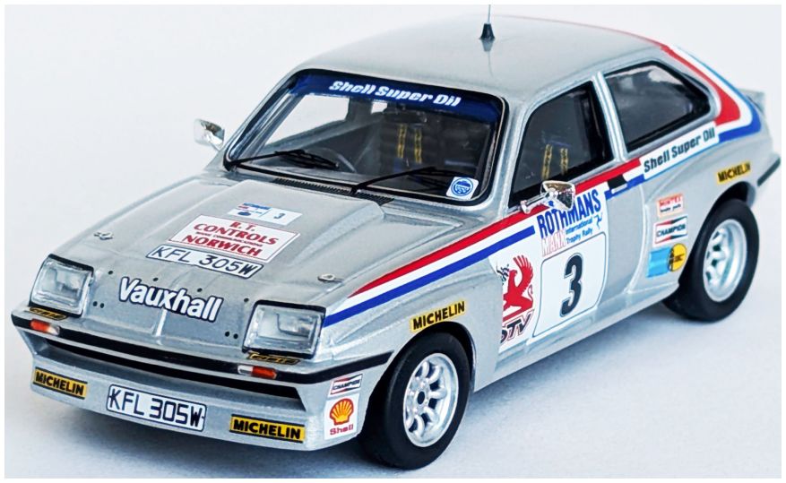 Vauxhall Chevette HSR 1st Manx Rally 1981 Tony Pond/Mike Nicholson 1:43 Trofeu Model