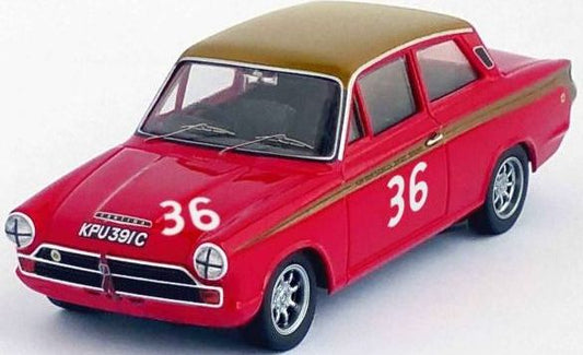 Ford Lotus Cortina Snetterton 1966 Jackie Stewart 1:43 Trofeu Model