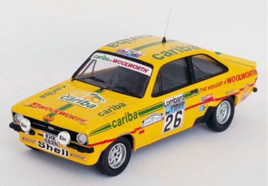 Available To Order – Ford Escort Mk2 5th RAC Rally 1977 Andy Dawson/Andrew Marriott 1:43 (TRO RRUK49)
