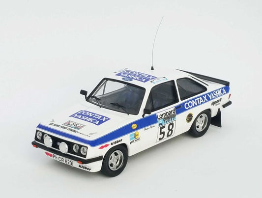 Available To Order – Ford Escort Mk2 RS2000 18th RAC Rally 1978 Holger Bohne/Peter Diekmann 1:43 (TRO RRUK53)