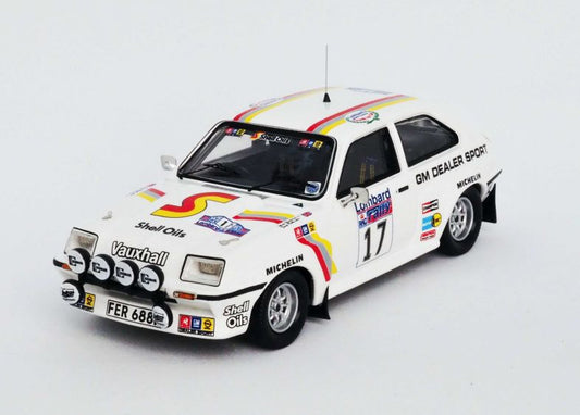 Available To Order – Vauxhall Chevette HSR RAC Rally 1983 Terry Kaby/Mike Nicholson 1:43 (TRO RRUK58)
