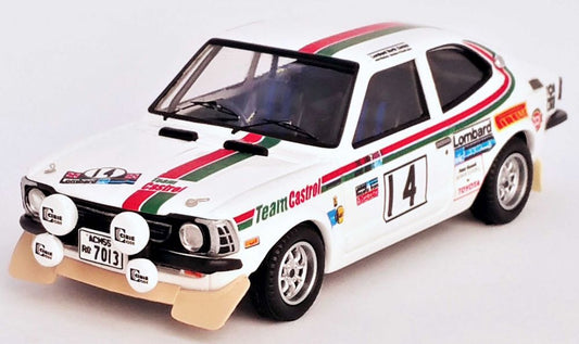 Available To Order – Toyota Corolla RAC Rally 1974 Ove Andersson/Arne Hertz 1:43 (TRO RRUK70)