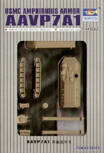 AAVP7A1 Assault Amphibious Personnel Carrier 1:144 Trumpeter Model