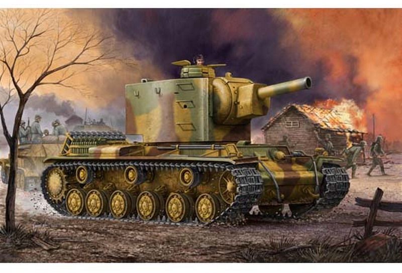 Available to Order – Pzkpfw Kv-2 756(r) Tank 1:35 Trumpeter Model (TRU 00367)