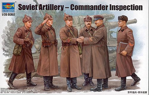 Available To Order – B-4 Soviet Commander Inspection 1:35 Trumpeter Model (TRU 00428)