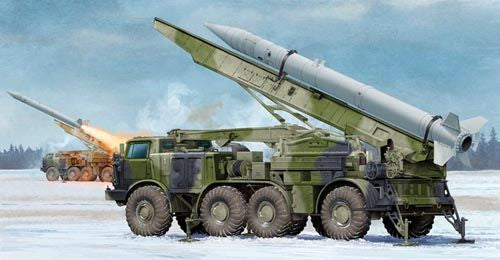 Available to Order – Russian 9p113 Tel W/9m21 Rocket of 9k52 Lu Luna-m Short-range Artillery Rocket System 1:35 Trumpeter Model (TRU 01025)