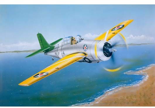 Available To Order – F4F-3 Grumman Wildcat (Early) 1:32 (TRU 02255)