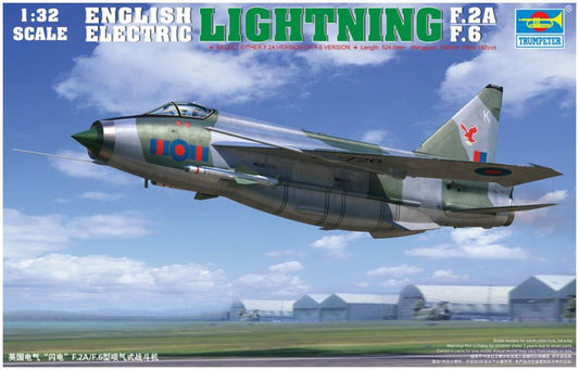 Available To Order – BAC Lightning F.2A/F.6 British Royal Air Force Fighter Aircraft 1:32 (TRU 02281)