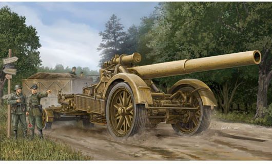 Available To Order – 21cm Morser 18 Heavy Artillery 1:35 (TRU 02314)