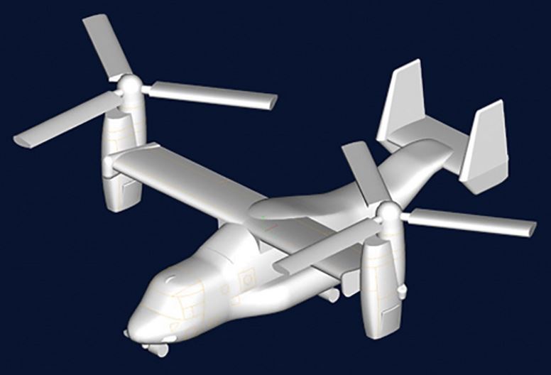 Available to Order – MV-22 Osprey (qty 6) 1:700 (TRU 03457)