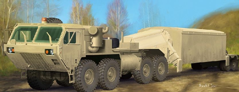Available to Order – M983 Tractor w/ AN/TPY-2 X-Band Radar 1:72 (TRU 07177)
