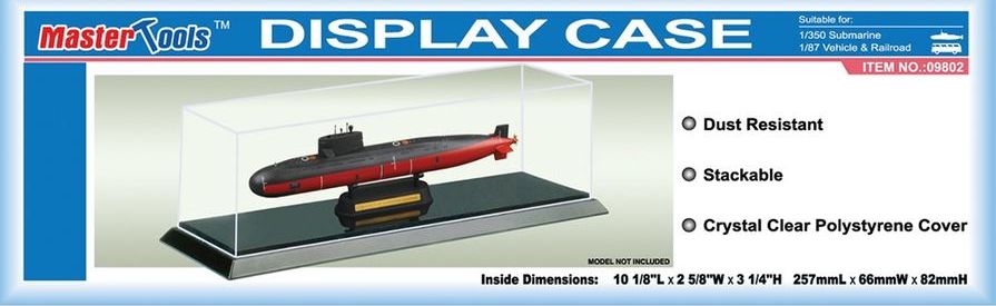 Available To Order – Display Case 257 x 66 x 82mm (TRU 09802)