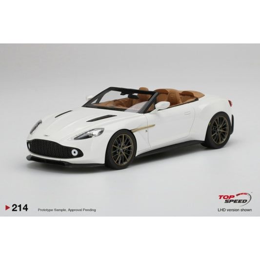 THIS ITEM IS AVAILABLE TO ORDER FROM OUR SUPPLIER - 1:18 TOP SPEED TS0214 ASTON MARTIN VANQUISH ZAGATO VOLANTE ESCAPING WHITE