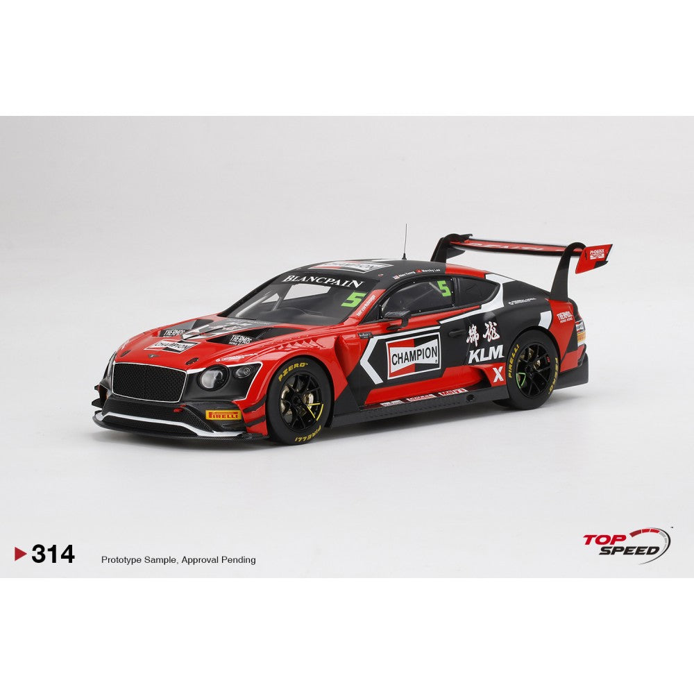 THIS ITEM IS AVAILABLE TO ORDER FROM OUR SUPPLIER - 1:18 TOP SPEED TS0314 BENTLEY CONTINENTAL GT3 NO.5 CHAMPION 2018 BLANCPAIN GT ASIA