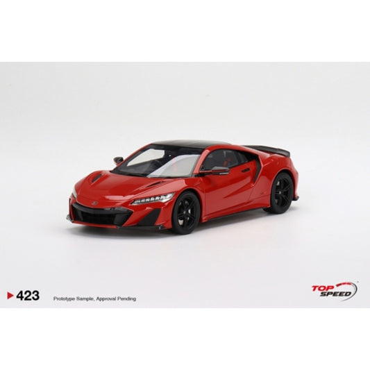 THIS ITEM IS AVAILABLE TO ORDER FROM OUR SUPPLIER - 1:18 TOP SPEED TS0423 HONDA NSX TYPE S 2022 CURVA RED
