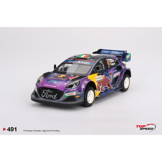 THIS ITEM IS AVAILABLE TO ORDER FROM OUR SUPPLIER - 1:18 TOP SPEED TS0491 FORD PUMA RALLY1 NO.42 M-SPORT FORD WRT 2022 RALLY ITALIA SARDEGNA 2ND PLACE