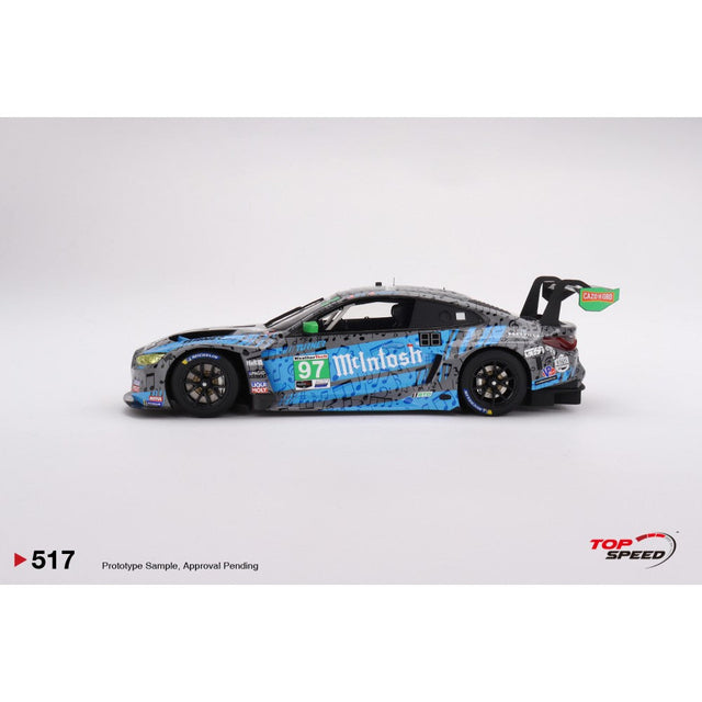 Available To Order – BMW M4 GT3 No.97 Turner Motorsports IMSA 2023 Laguna Seca GTD 2nd Place 1:18 Top Speed Model Car (TS0517)