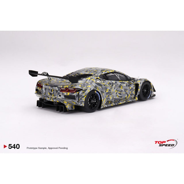 Available To Order – Corvette Z06 GT3.r 2022 Sebring Test Car 1:18 Top Speed Model Car (TS0540)