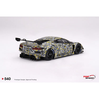 Available To Order – Corvette Z06 GT3.r 2022 Sebring Test Car 1:18 Top Speed Model Car (TS0540)