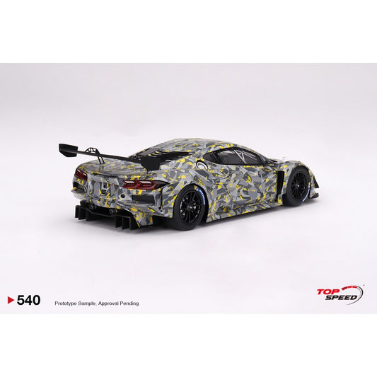 Available to Order – 1:18 Top Speed Corvette Z06 Gt3.r 2022 Sebring Test Car TS0540