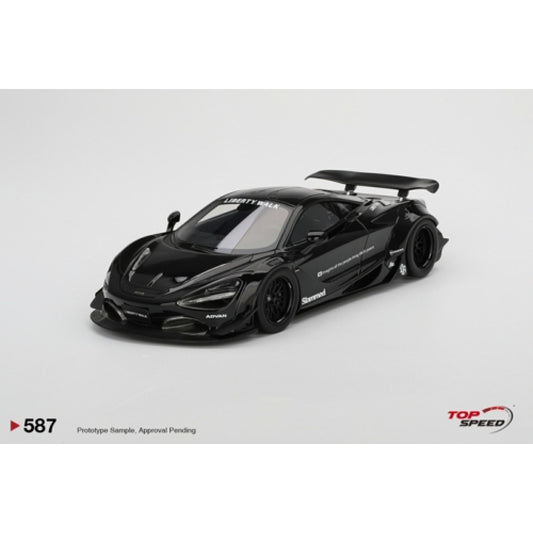 THIS ITEM IS AVAILABLE TO ORDER FROM OUR SUPPLIER - 1:18 TOP SPEED TS0587 MCLAREN 720S LB WORKS BLACK TAS 2024