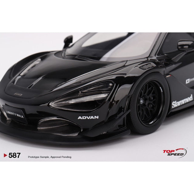 Available to Order – McLaren 720S LB Works Black TAS 2024 1:18 Top Speed Model Car (TS0587)