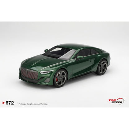 Pre-Order - 1:18 Top Speed Bentley Batur Scarab Green TS0672 Stocks Due Aug / Sept