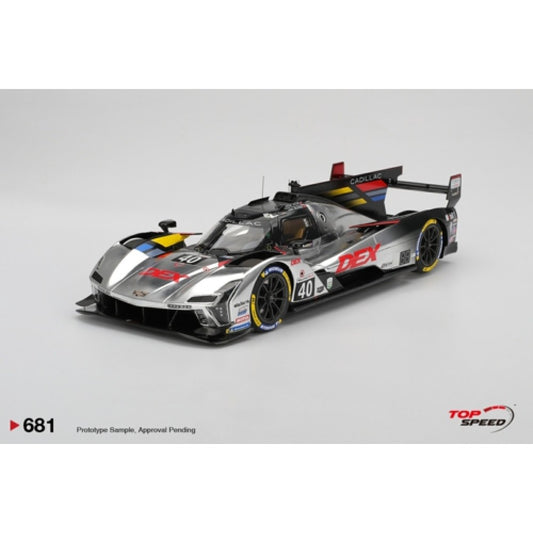 Pre-Order - 1:18 TOP SPEED Cadillac V-Series.R No.40 Cadillac Wayne Taylor Racing 2025 IMSA Daytona 24 Hrs TS0681 Stocks Due Mar / Apr 2026