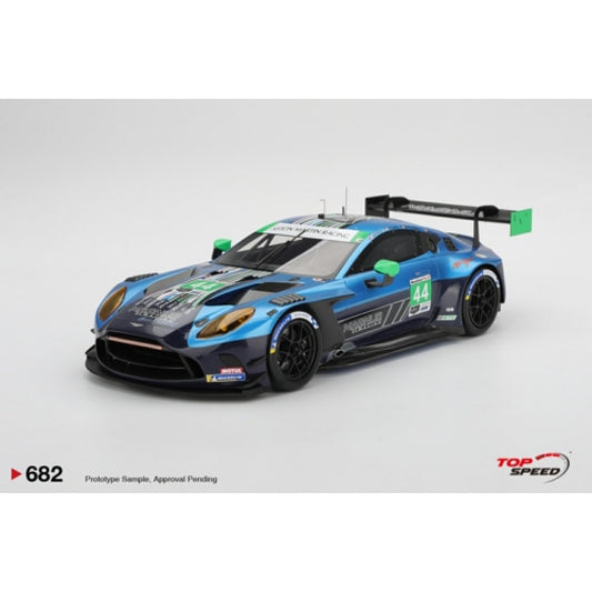 PRE ORDER STOCKS DUE FEBRUARY / MARCH 2026 1:18 TOP SPEED TS0682 ASTON MARTIN VANTAGE GT3 EVO NO.44 MAGNUS RACING 2025 IMSA DAYTONA 24 HRS