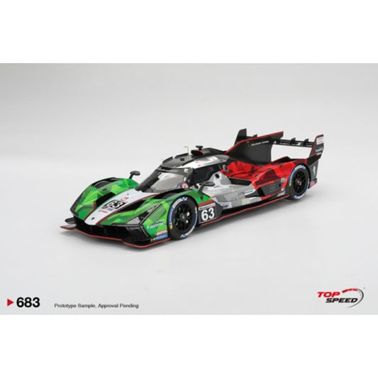 Pre-Order - 1:18 TOP SPEED Lamborghini SC63 No.63 Automobili Lamborghini Squadra Corse 2025 IMSA Daytona 24 Hrs TS0683 Stocks Due Mar / Apr 2026
