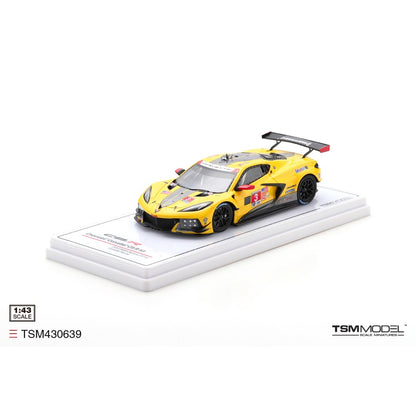 Available to Order – Chevrolet Corvette C8.r No.3 Corvette Racing 2022 Imsa Daytona 24 Hrs 1:43 TrueScale Miniatures Model (TSM430639)