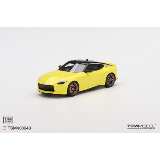 THIS ITEM IS AVAILABLE TO ORDER FROM OUR SUPPLIER - 1:43 TSM TSM430643 NISSAN FAIRLADY Z PROTO SPEC 2023 IKAZUCHI YELLOW RHD