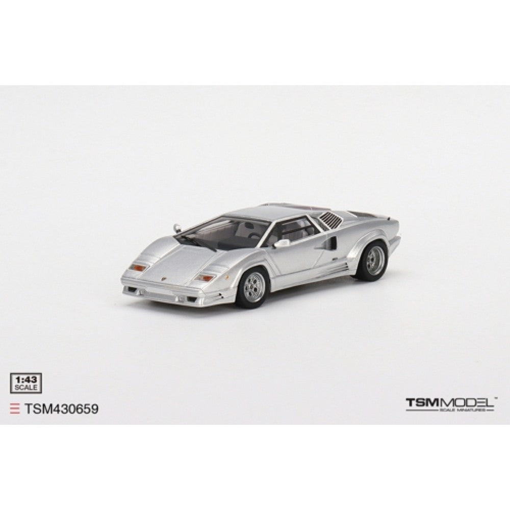 Available to Order – Lamborghini Countach 25th Anniversary Grigio 1:43 TrueScale Miniatures Model (TSM430659)