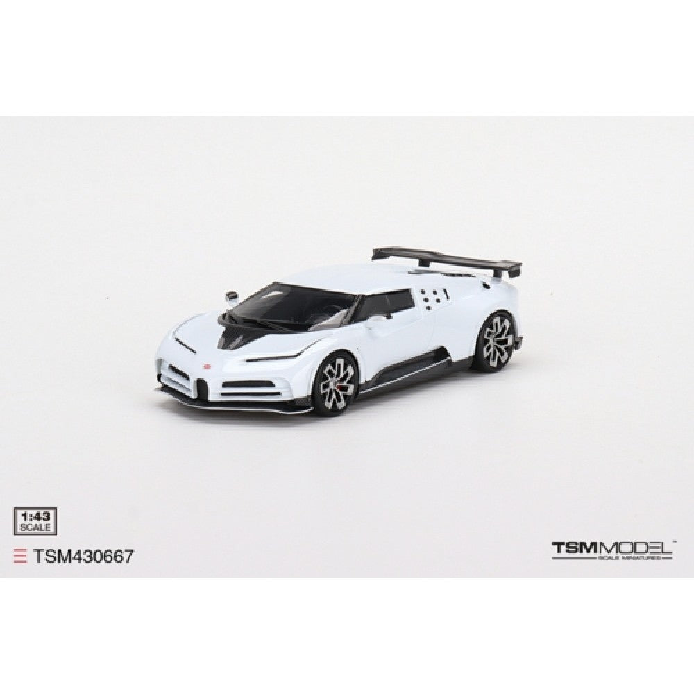 Available to Order – Bugatti Centodieci White 1:43 TrueScale Miniatures Model (TSM430667)