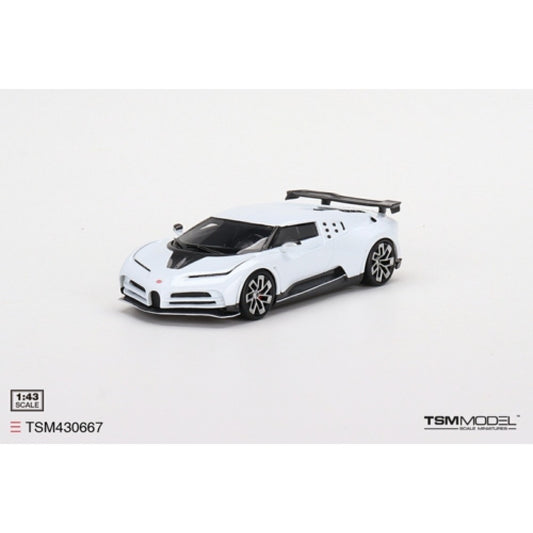 Available to Order – Bugatti Centodieci White 1:43 TrueScale Miniatures Model (TSM430667)
