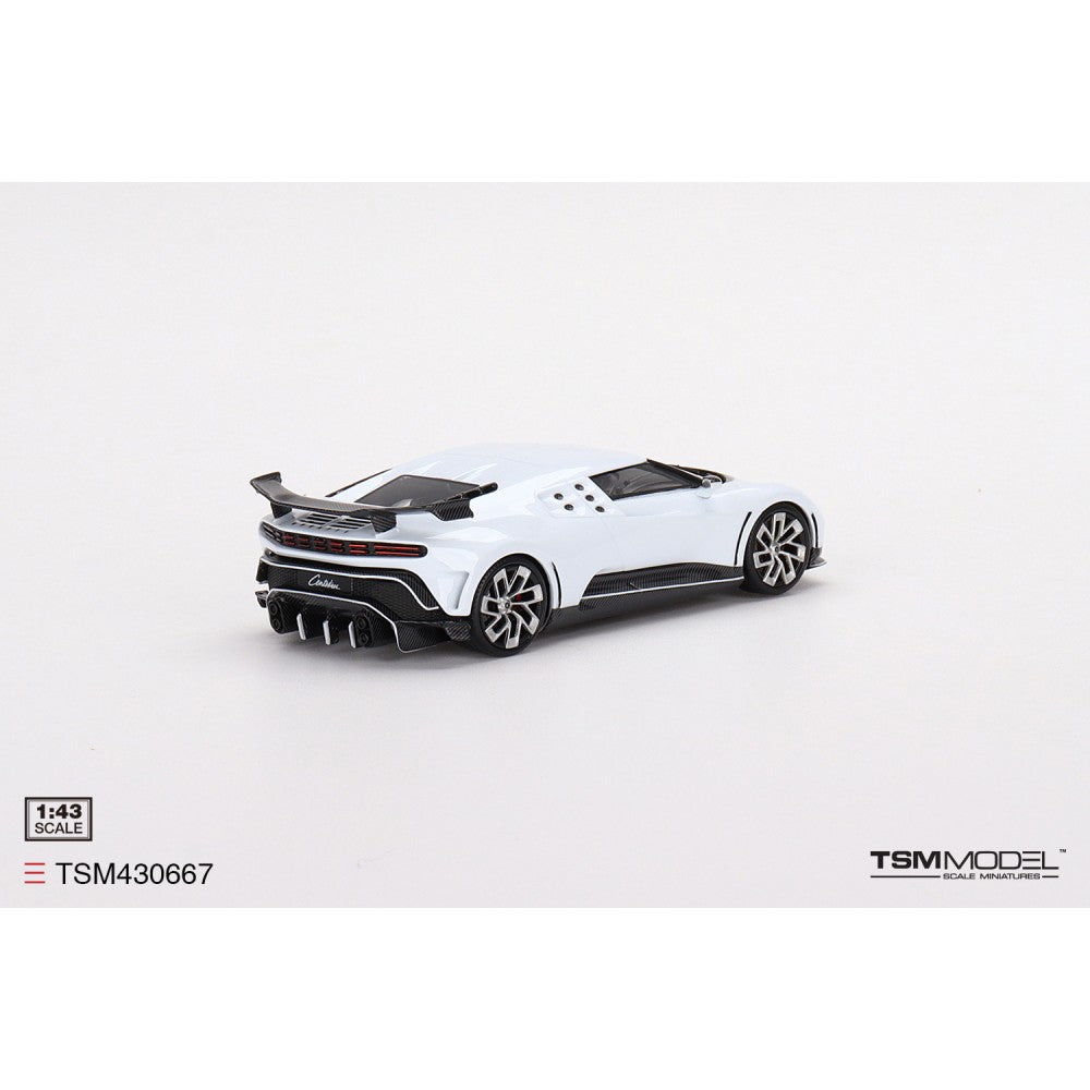 Available to Order – Bugatti Centodieci White 1:43 TrueScale Miniatures Model (TSM430667)