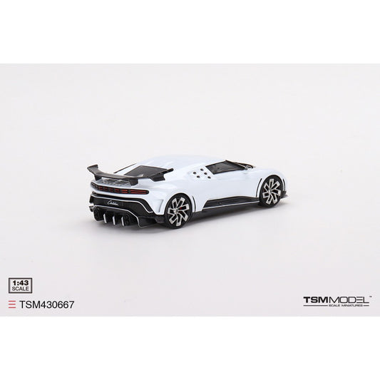 Available to Order – Bugatti Centodieci White 1:43 TrueScale Miniatures Model (TSM430667)
