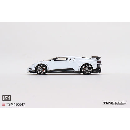 Available to Order – Bugatti Centodieci White 1:43 TrueScale Miniatures Model (TSM430667)