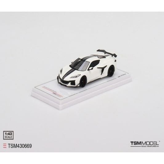 THIS ITEM IS AVAILABLE TO ORDER FROM OUR SUPPLIER - 1:43 TSM TSM430669 CHEVROLET CORVETTE Z06 2023 ARCTIC WHITE
