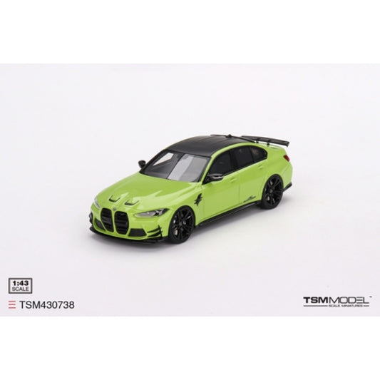 THIS ITEM IS AVAILABLE TO ORDER FROM OUR SUPPLIER - 1:43 TSM TSM430738 BMW AC SCHNITZER M3 COMPETITION (G80) SAO PAULO YELLOW