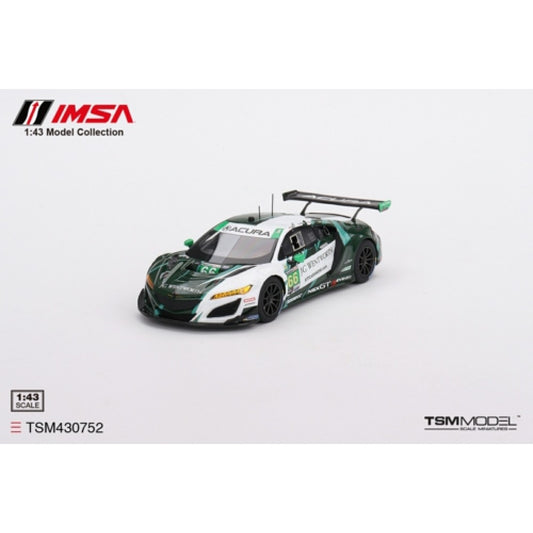 THIS ITEM IS AVAILABLE TO ORDER FROM OUR SUPPLIER - 1:43 TSM TSM430752 ACURA NSX GT3 EVO22 NO.66 GRADIENT RACING IMSA 2023DAYTONA 24 HRS (RESIN)