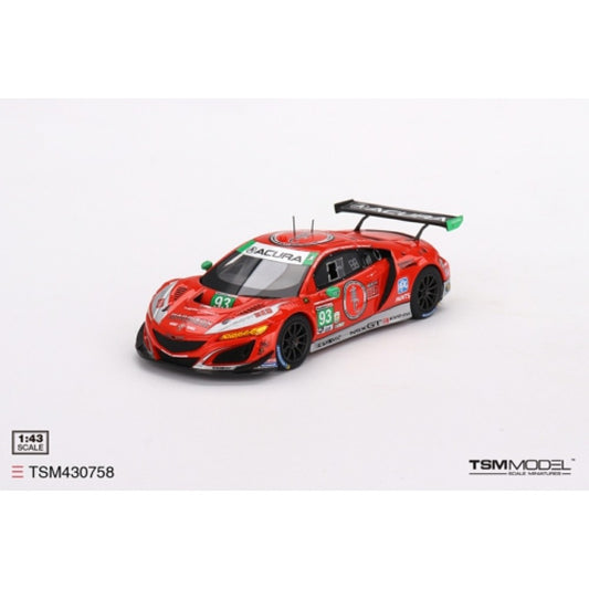 THIS ITEM IS AVAILABLE TO ORDER FROM OUR SUPPLIER - 1:43 TSM TSM430758 ACURA NSX GT3 EVO22 NO.93 RACERS EDGE MOTORSPORTS W/WTR IMSA 2023 DAYTONA 24 HRS