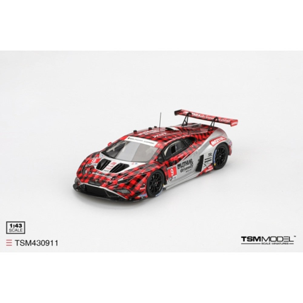 Available To Order – Lamborghini Huracan GT3 EVO2 No.9 Pfaff Motorsports 2025 IMSA Weathertech GTD PRO 1:43 TSM Model (TSM430911)