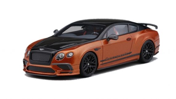 Available To Order – Bentley SuperSport 2017 Onyx Over Orange Flame 1:43 TrueScale Miniatures Model (TSM 430280)