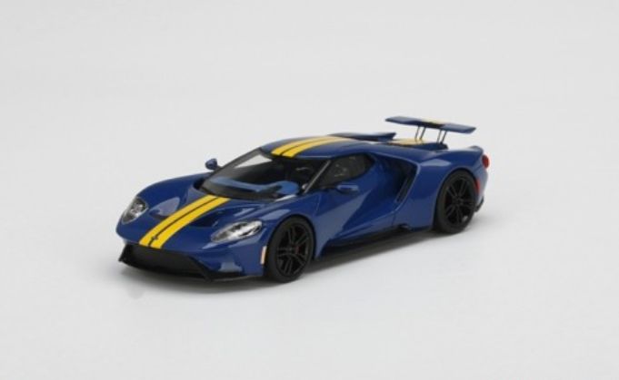 Available To Order – Ford GT Sunoco Blue with Yellow Stripe 1:43 TrueScale Miniatures Model (TSM 430524)